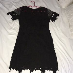 Black lace dress, worn once.